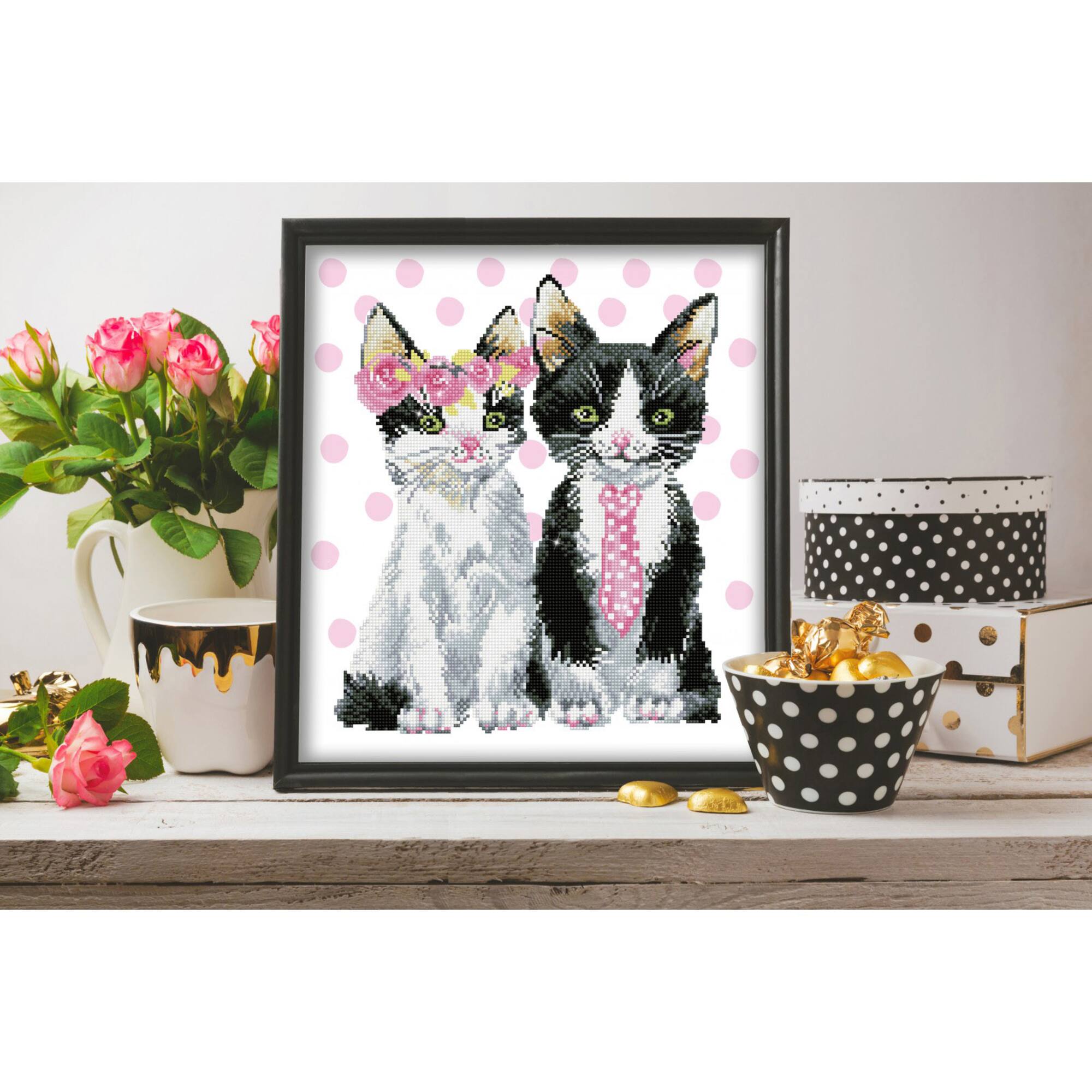 Diamond Dotz® Intermediate Mr. & Mrs. Pink Diamond Painting Kit